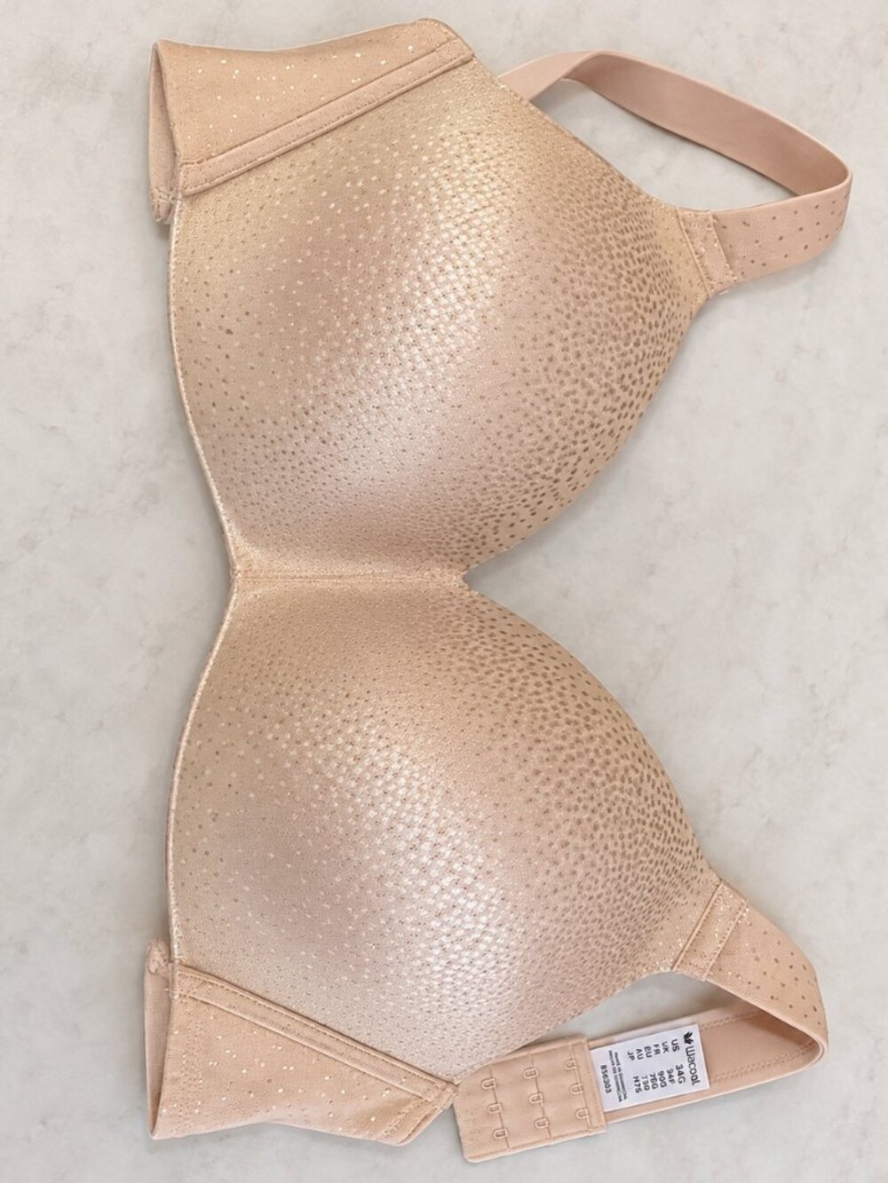 Wacoal Back Appeal Wire Free T-Shirt Bra Rose Dust 34G 856303 Unworn